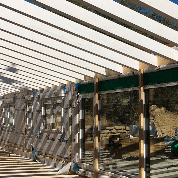 Construcción de la vivienda Passivhaus en Gerona