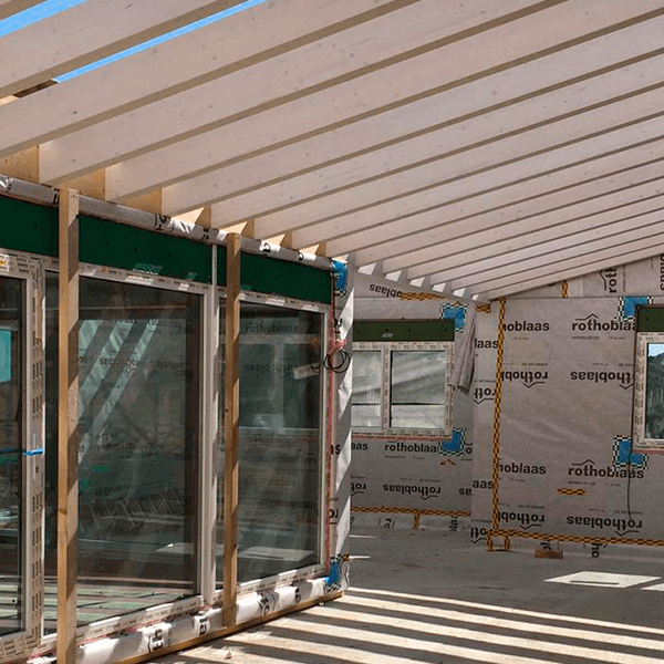 Construcción de la vivienda Passivhaus en Gerona
