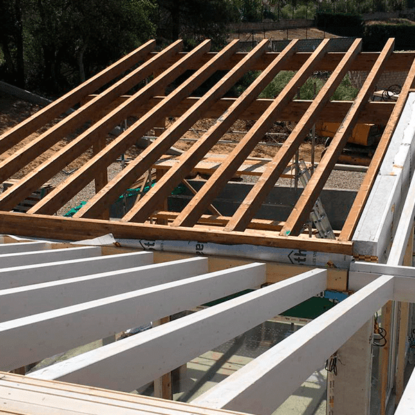Construcción de la vivienda Passivhaus en Gerona