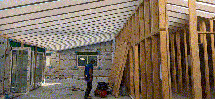 Construcción de la vivienda Passivhaus en Gerona