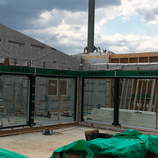 Construcción de la vivienda Passivhaus en Gerona