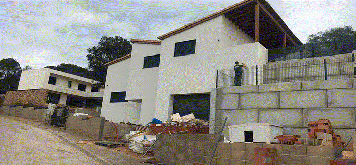 Construcción de la vivienda Passivhaus en Gerona